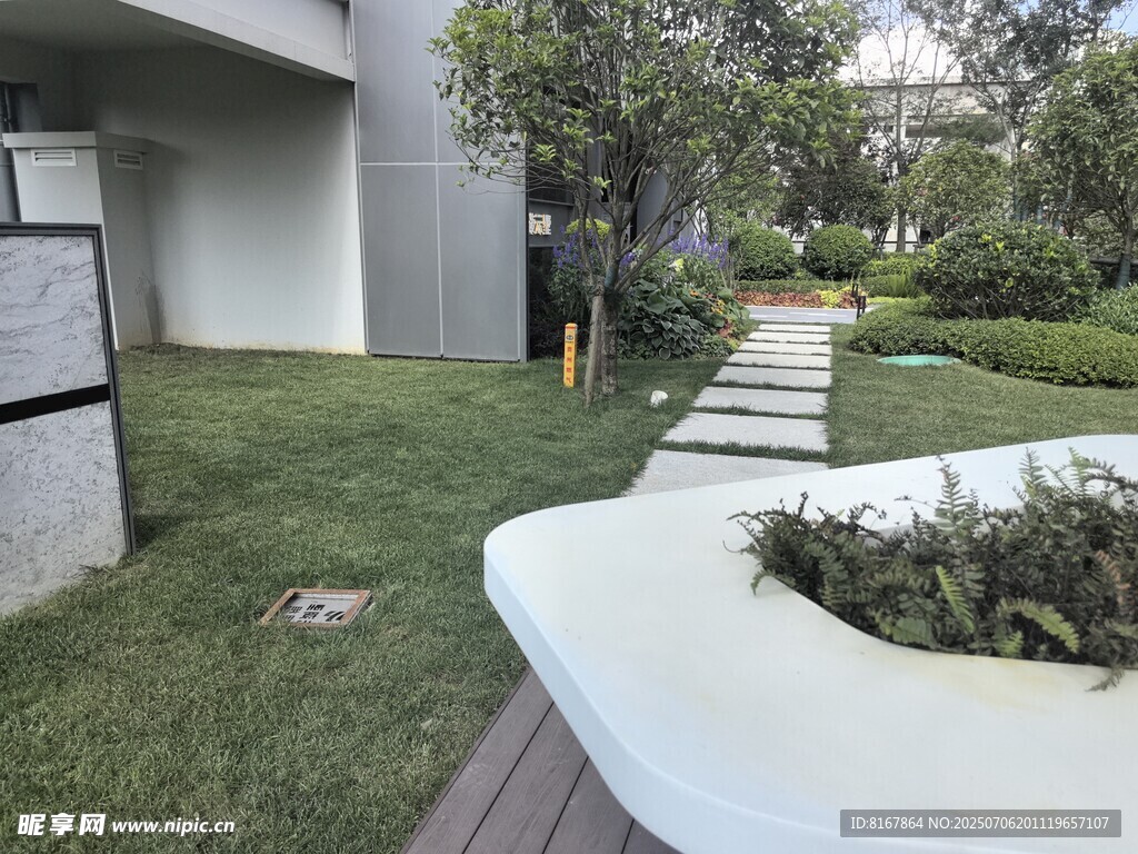 现代庭院景观设计一角