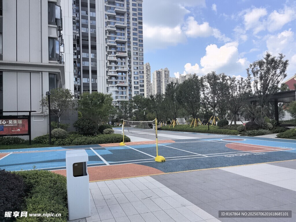 现代小区户外休闲空间