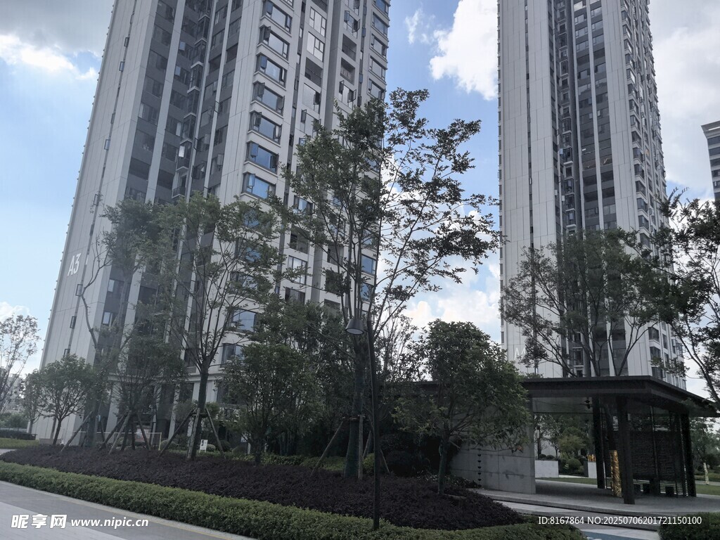 现代高层住宅景观