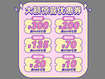 大额服装优惠券弹窗