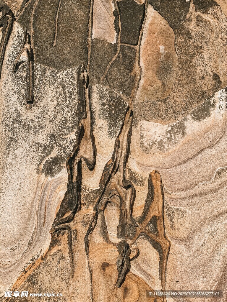 古老洞穴壁画艺术景象