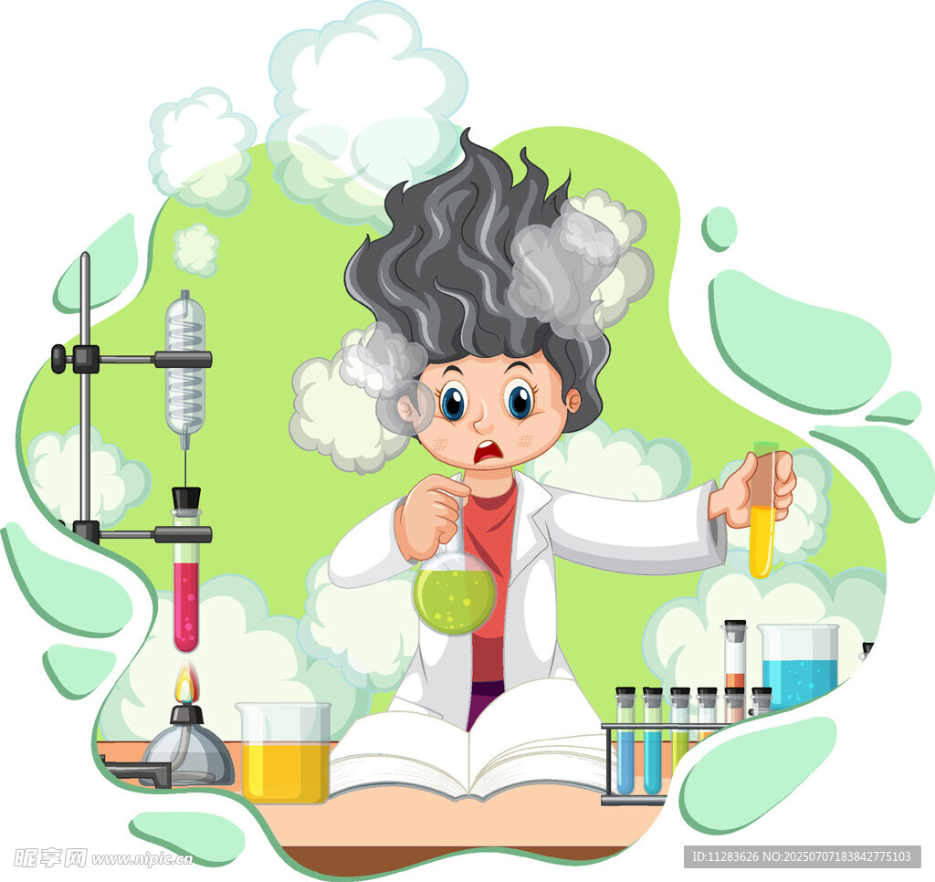 卡通科学家