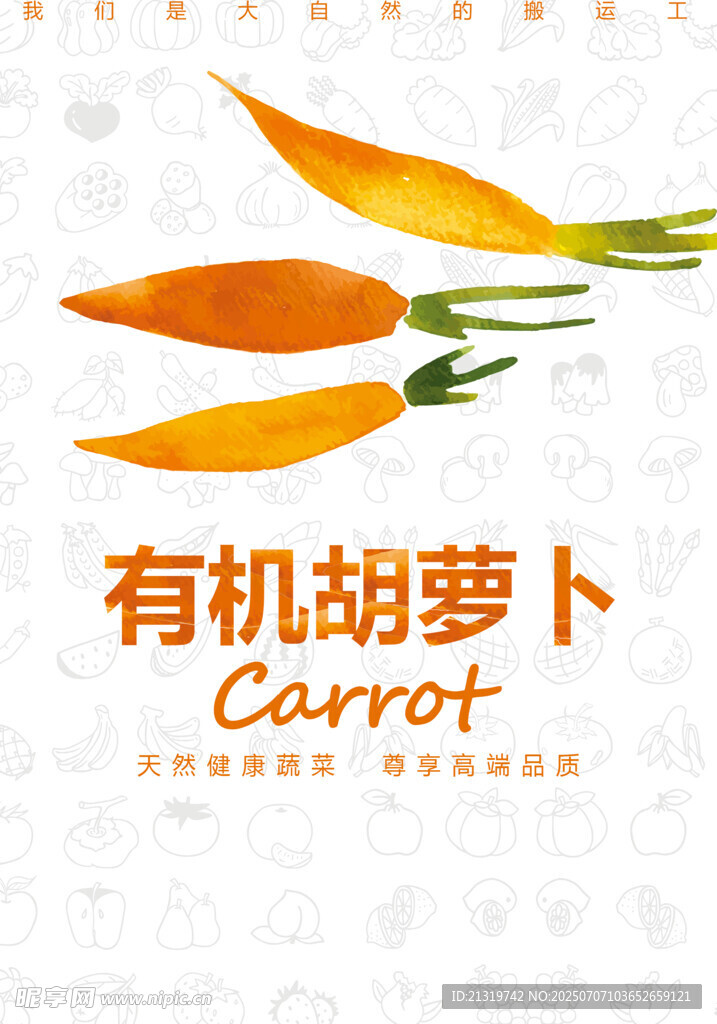 胡萝卜海报