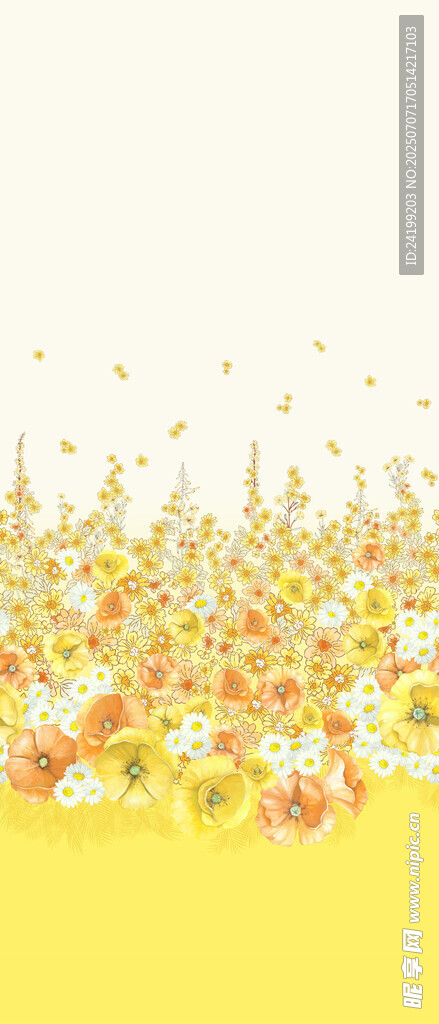 金黄花海 缤纷花朵绽放