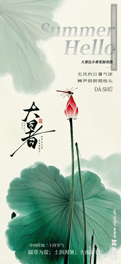 大暑海报