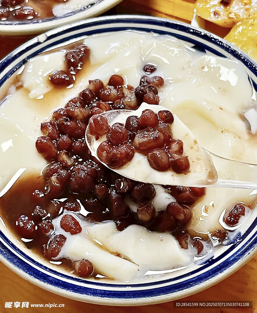 红豆双皮奶黑糖蜜豆豆花