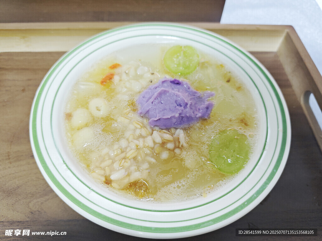 蔬菜紫薯粥桂花飘香