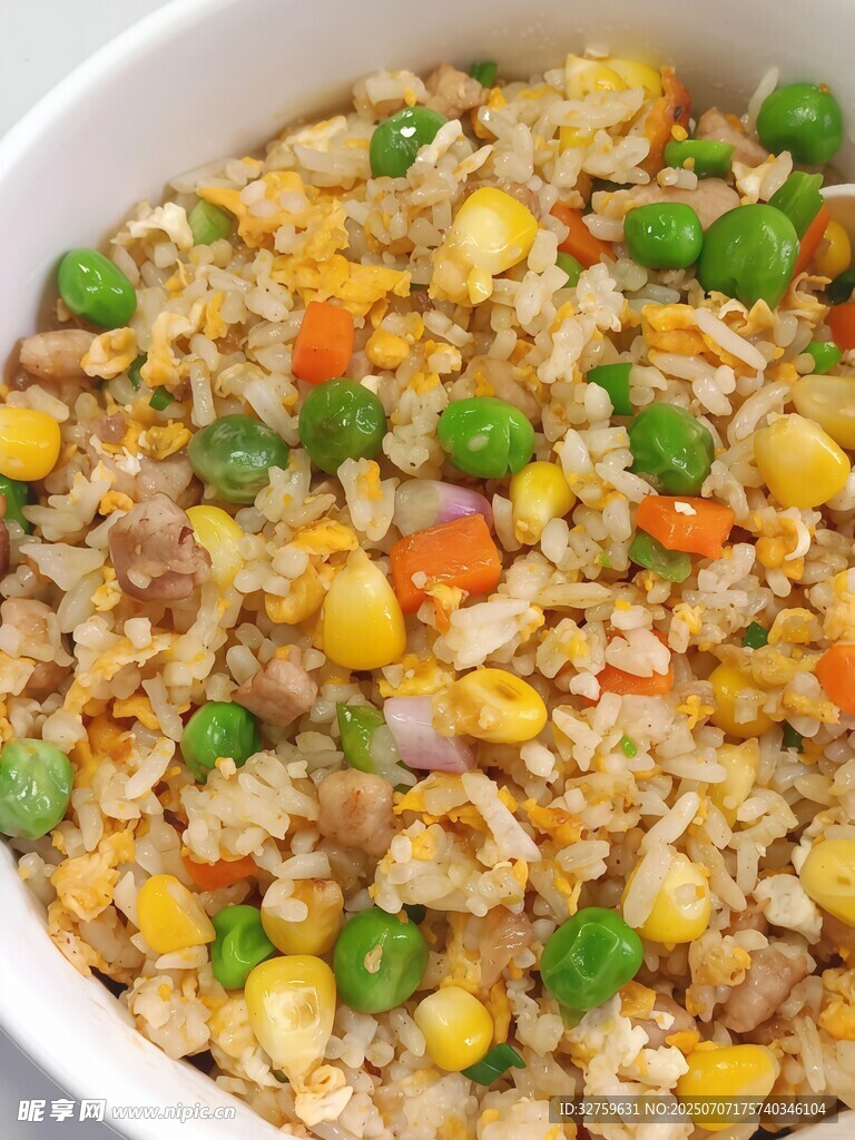 美味多彩蔬菜炒饭
