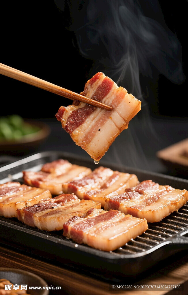 香煎五花肉