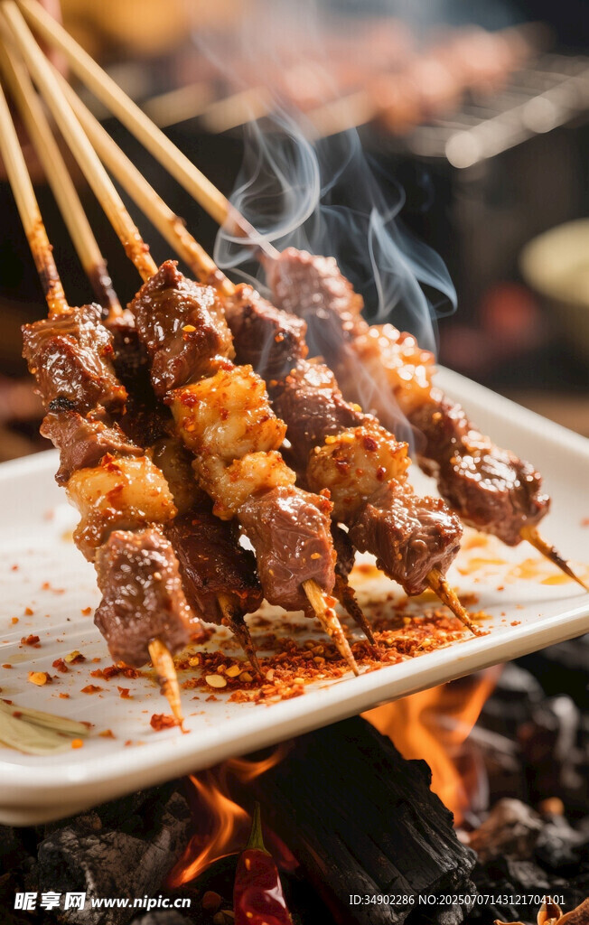 炭火烤串