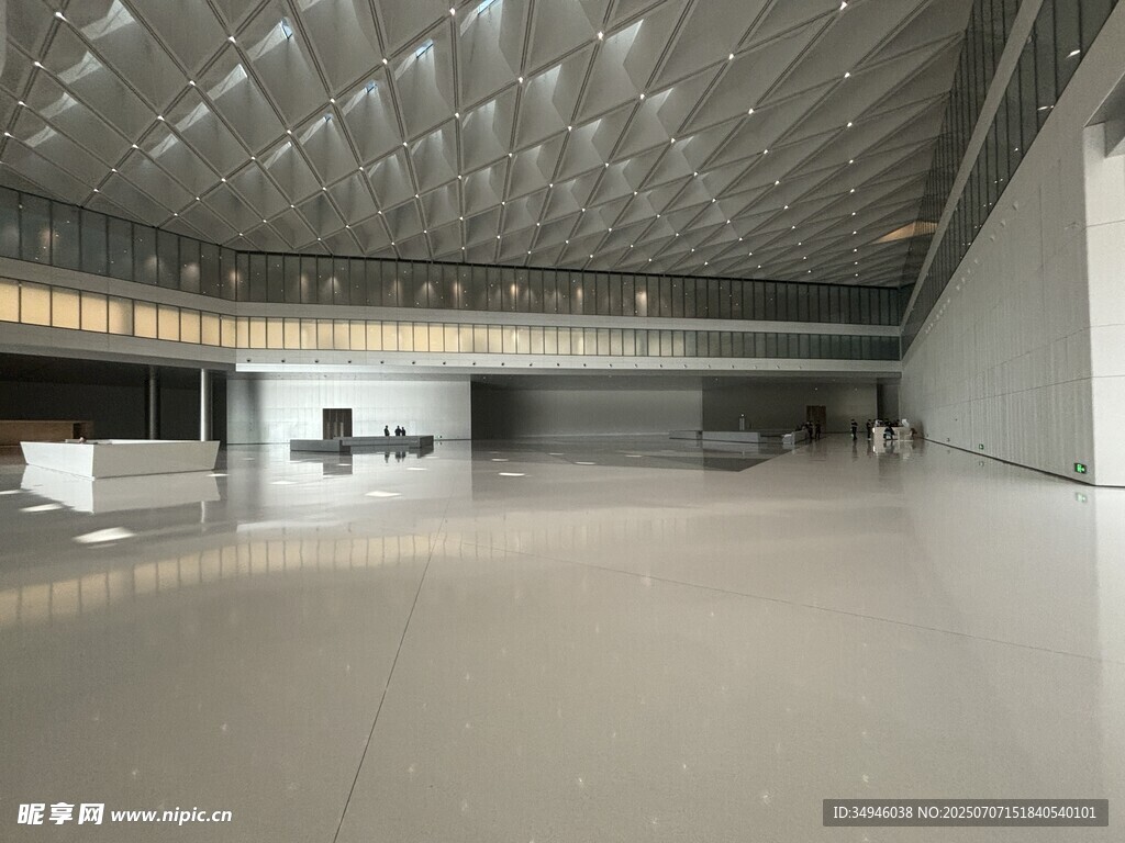 空旷现代化室内空间场景