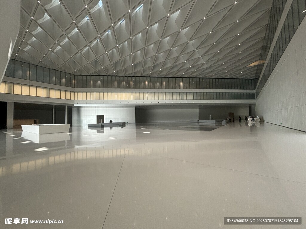 空旷现代室内空间场景