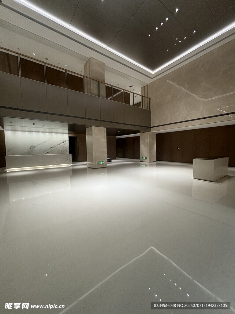 现代空旷大厅室内空间