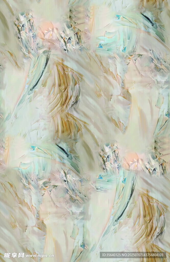 梦幻花卉纹理图案