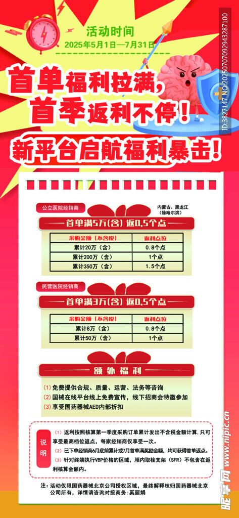 活动海报 医药公司 奖励宣传