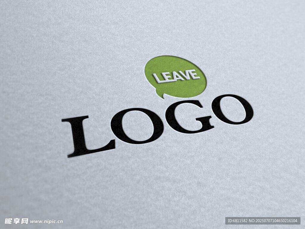 简约绿色LOGO设计展示