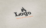 简约火焰Logo设计