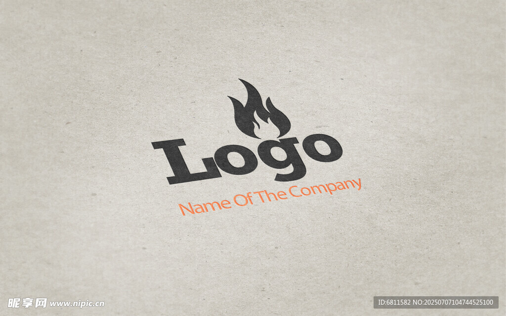 简约火焰Logo设计