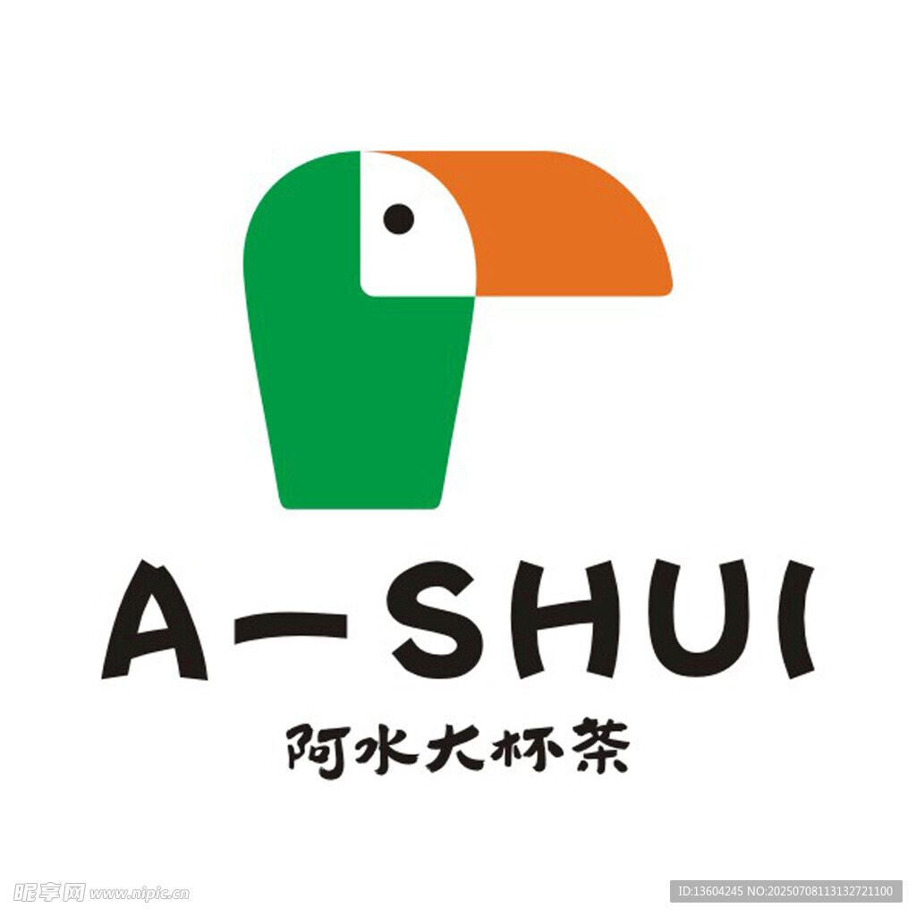阿水大杯茶logo