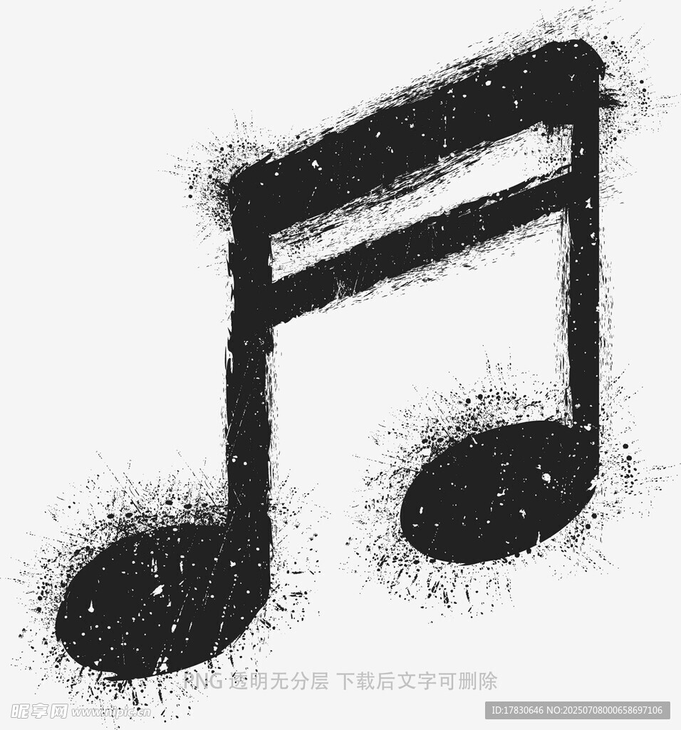 抽象音符图案