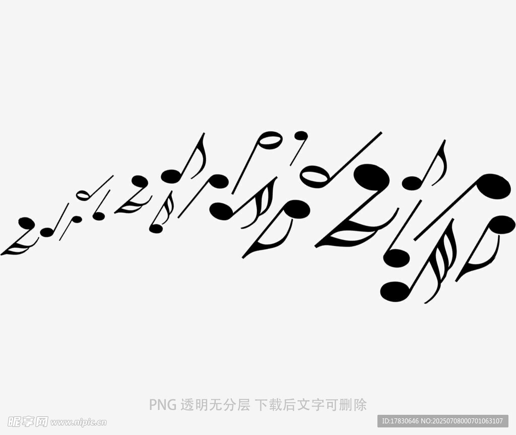 飘逸的音乐符号
