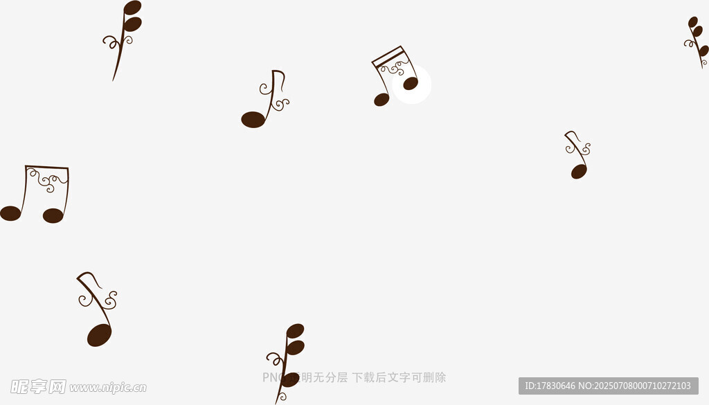 简约音符背景图