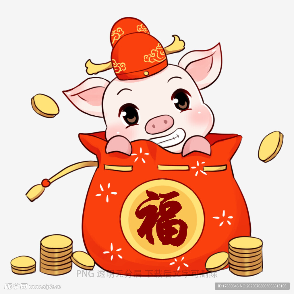 福袋小猪送财