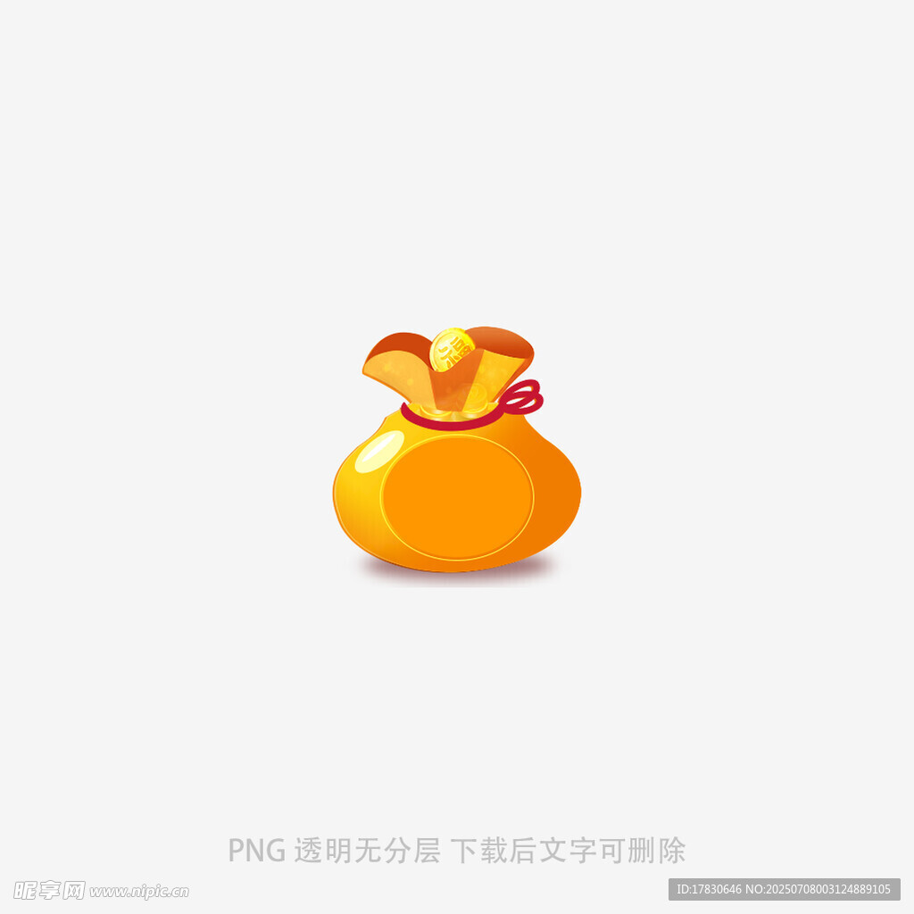 金色钱袋图标