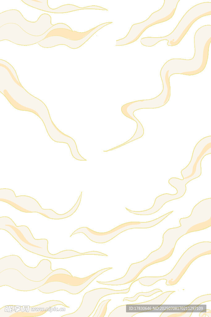 米黄色流动线条纹理背景