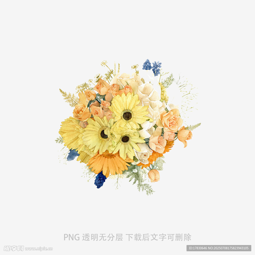 手捧花