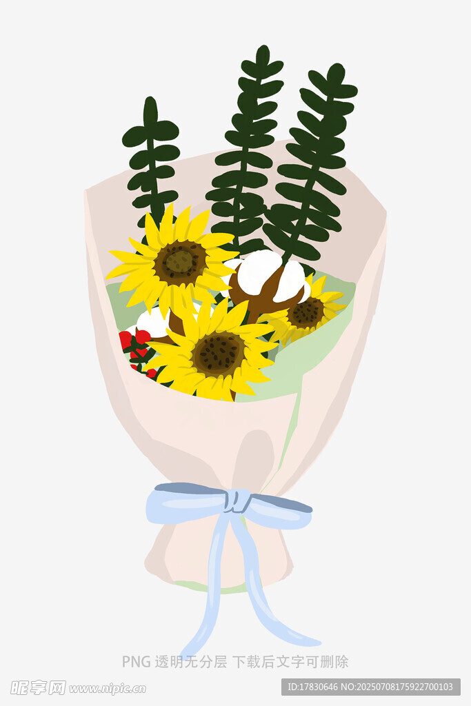 手捧花