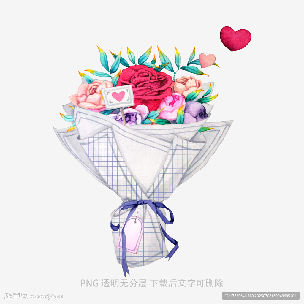 手捧花
