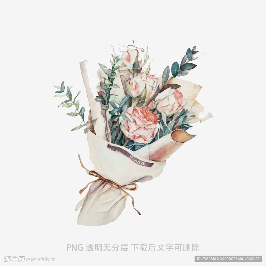 手捧花