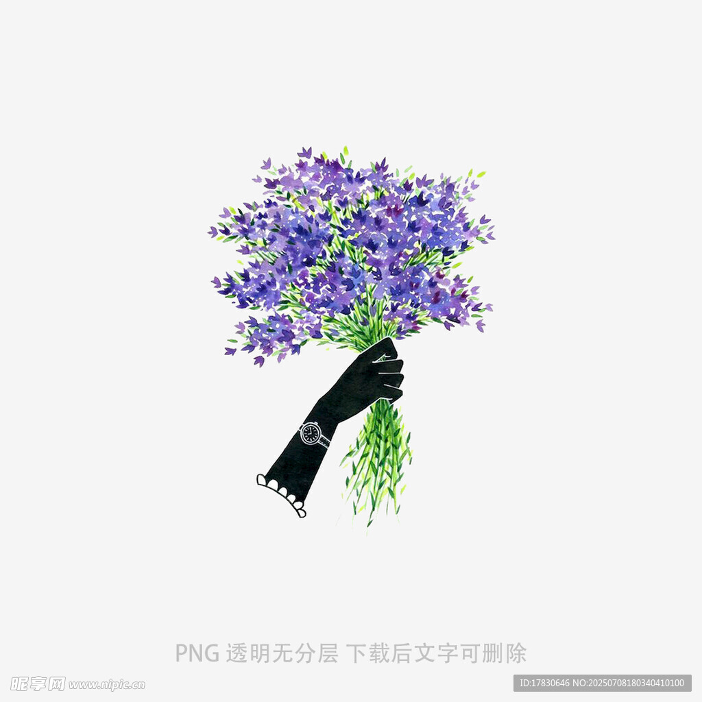 手捧花
