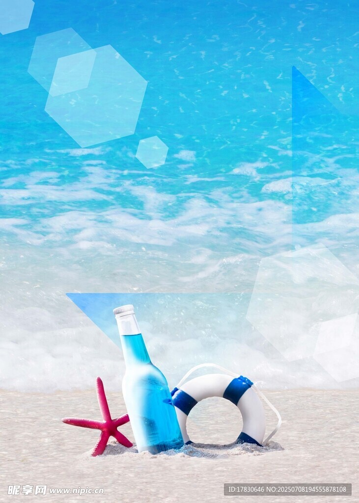 海滩度假风情小景