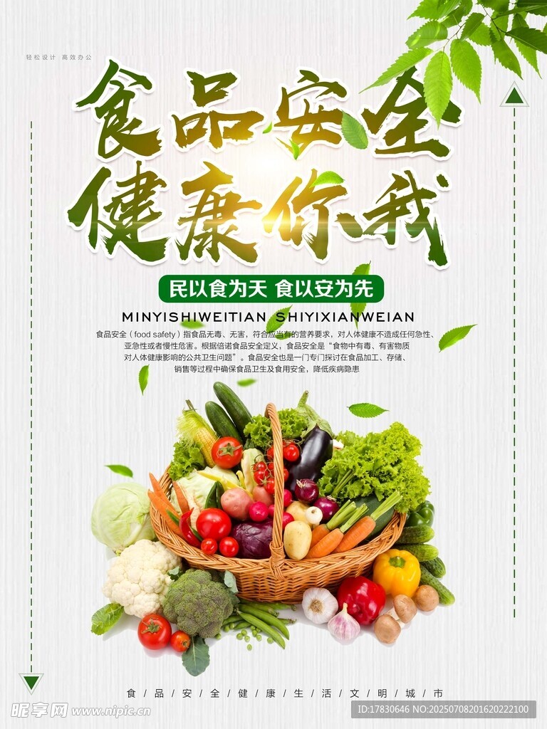 食品安全宣传海报