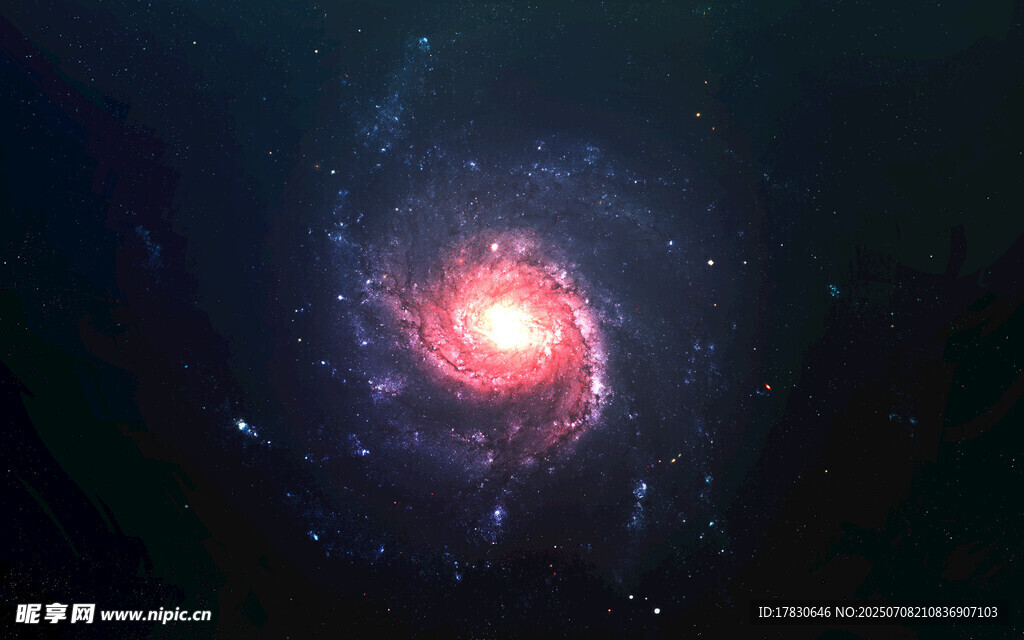 绚丽旋转星系