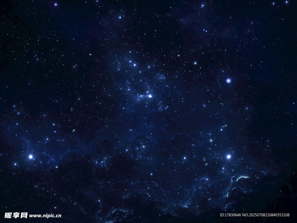 梦幻星空夜景