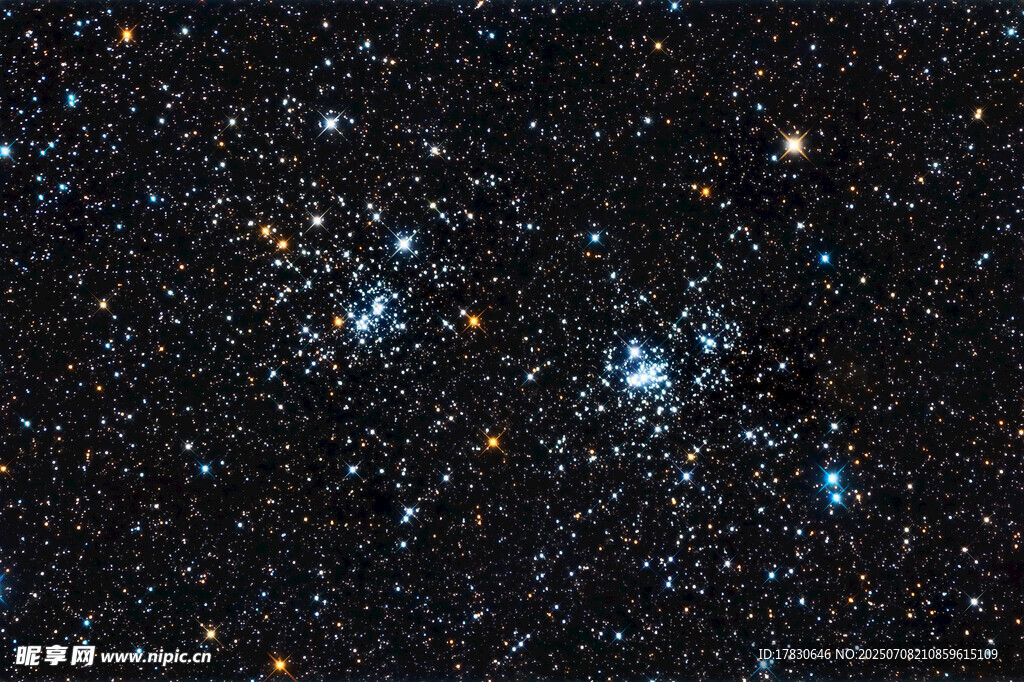 璀璨星空下的宇宙奇观