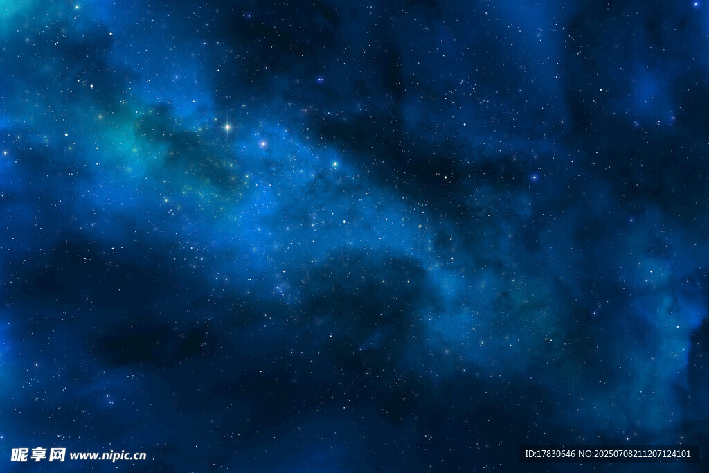 梦幻深邃星空背景图