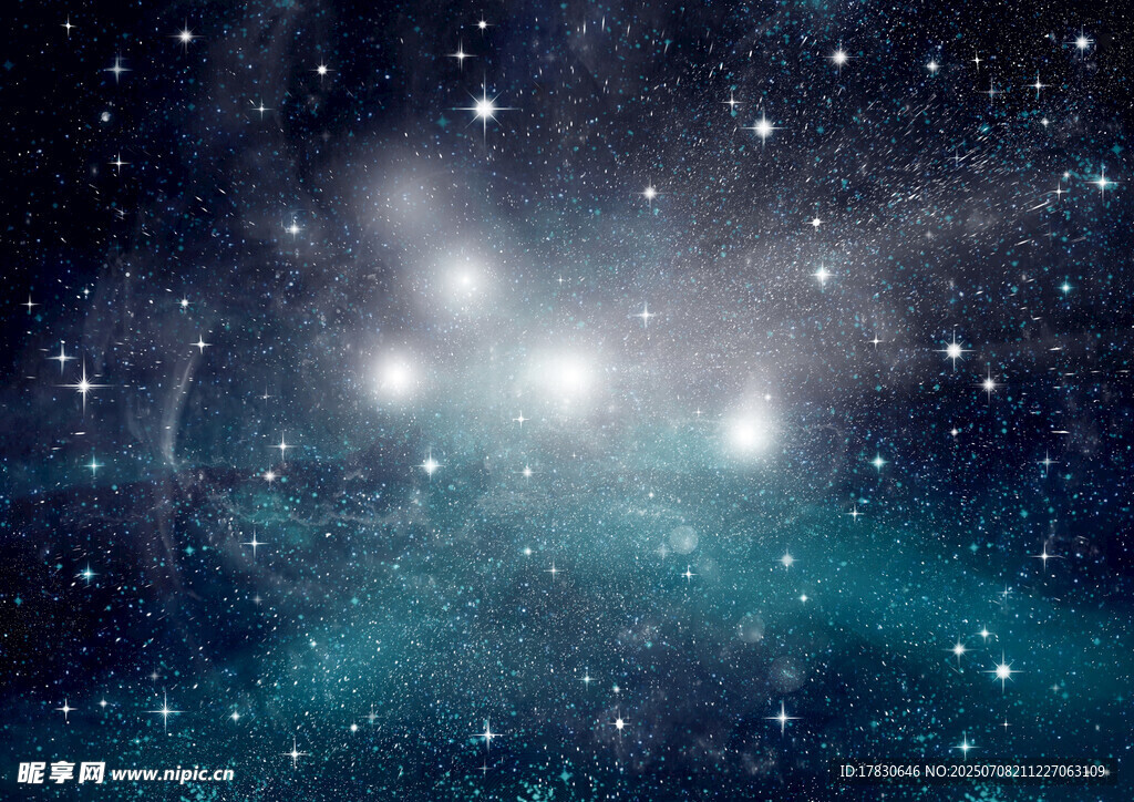璀璨星空下的神秘宇宙