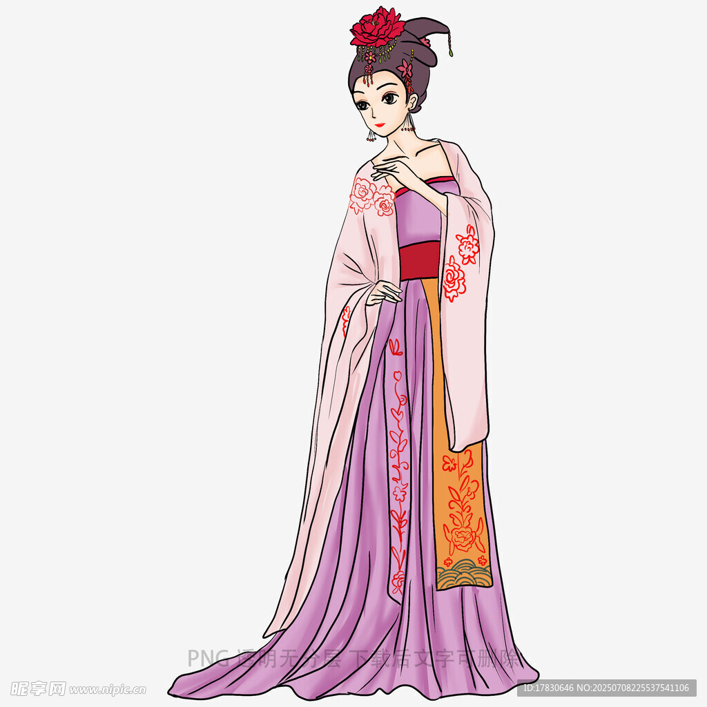古典优雅古装女子形象