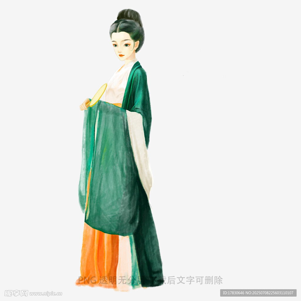 唐代仕女古风服饰形象