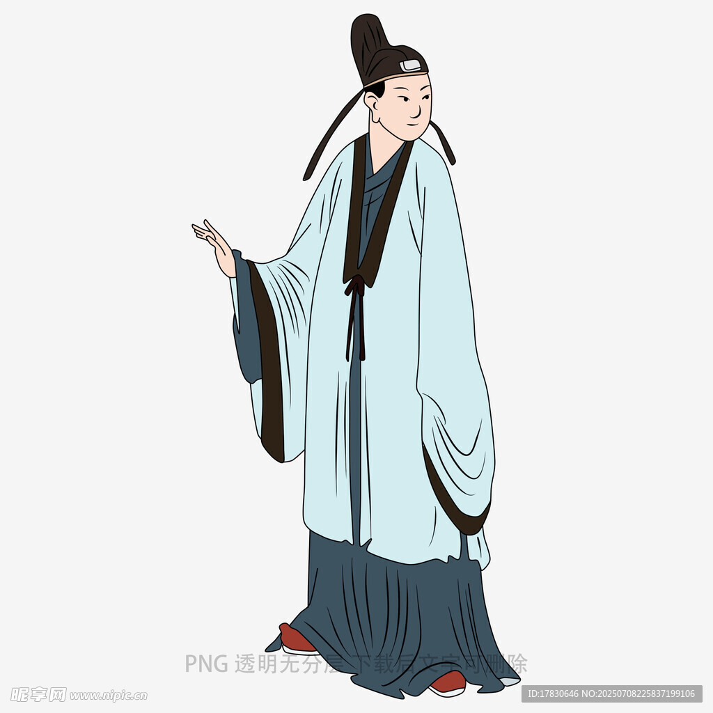 古风汉服男子形象展示