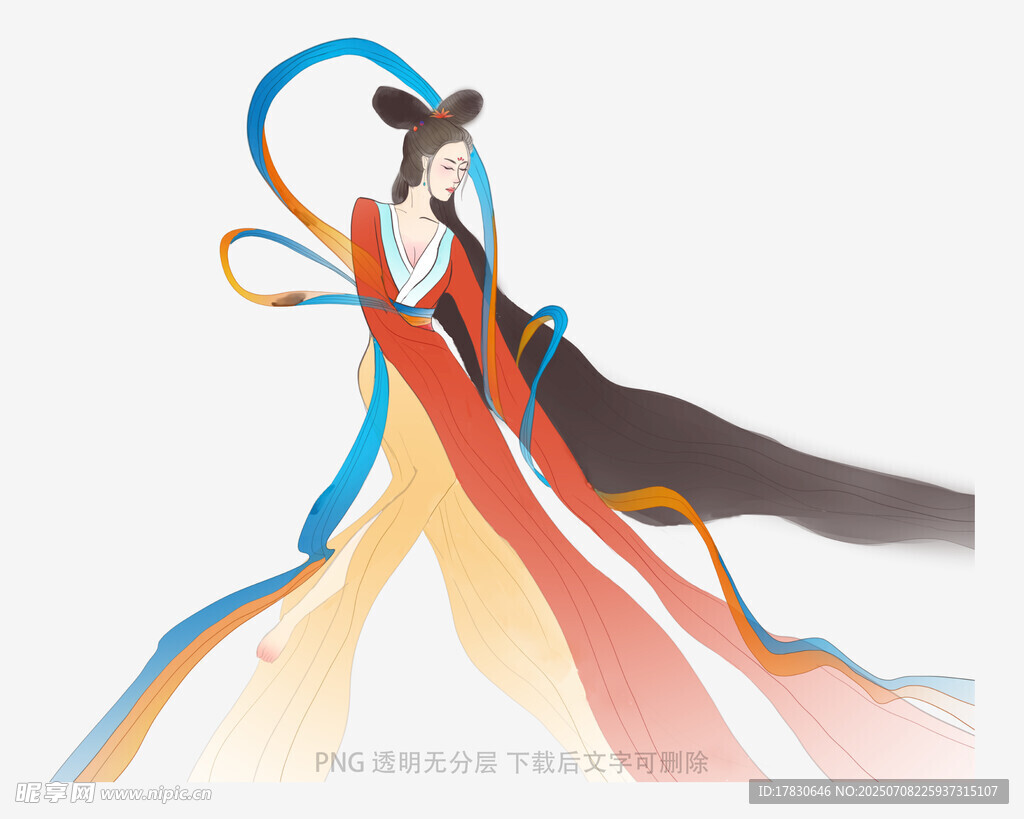 古风飘逸女子形象