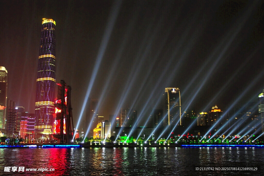 上海外滩璀璨夜景灯光秀
