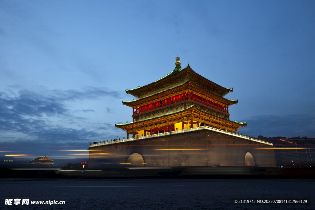 西安钟楼夜景