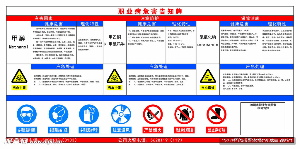 职业危害告知牌