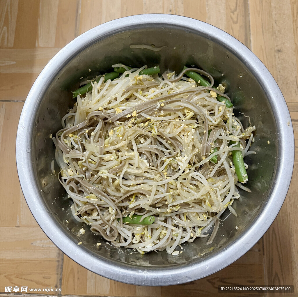 凉拌豆芽豆角
