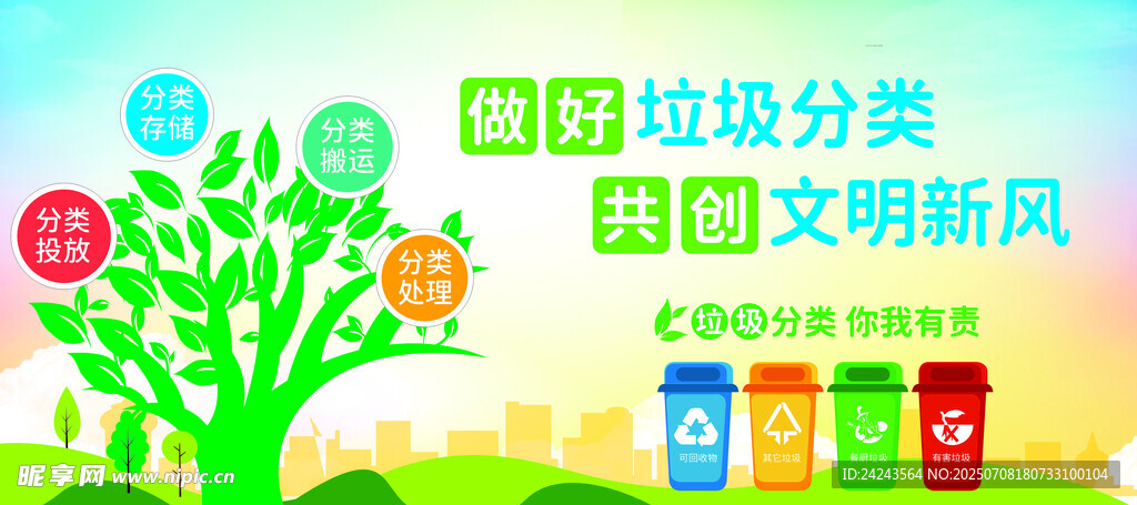 垃圾分类  文明新风